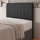 Cabeceira Cama Box Casal Ivana 140cm Sintético Preto - Desk D