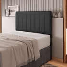 Cabeceira Cama Box Casal Ivana 140cm Sintético Preto - Desk D