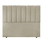 Cabeceira Cama Box Casal Kharla 140cm Veludo Bege - Desk Desi