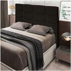 Cabeceira Cama Box Casal King 193cm D10 Esmeralda Suede Marro