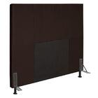 Cabeceira Cama Box Casal King 193cm D10 Jade Suede Marrom - M