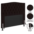 Cabeceira Cama Box Casal King 193cm D10 Petra Corano Marrom -