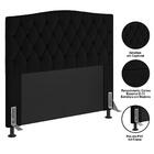 Cabeceira Cama Box Casal King 193cm D10 Petra Corano Preto -