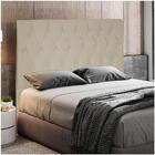 Cabeceira Cama Box Casal King 193cm D10 Topázio Corano Bege -
