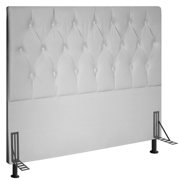 Cabeceira Cama Box Casal King 193cm D10 Topázio Corano Branco