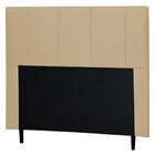 Cabeceira Cama Box Casal King 193cm Donna I02 Sintético Bege