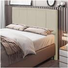 Cabeceira Cama Box Casal King 193cm Pérola D10 Corano Bege
