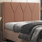 Cabeceira Cama Box Casal King 195 Cm Aurora W01 Linho Rosê -