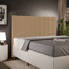 Cabeceira Cama Box Casal King 195 Cm Dália W01 Bouclê Mostard