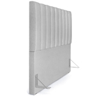 Cabeceira Cama Box Casal King 195 Cm Dália W01 Linho Cinza -