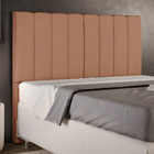 Cabeceira Cama Box Casal King 195 Cm Dália W01 Linho Rosê - L