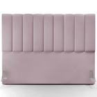 Cabeceira Cama Box Casal King 195 Cm Dália W01 Suede Rosê - L