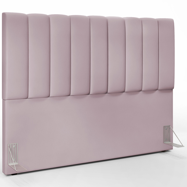 Cabeceira Cama Box Casal King 195 Cm Dália W01 Suede Rosê - L