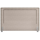 Cabeceira Cama Box Casal King 195 Cm P05 Berlim Linho Cru - L