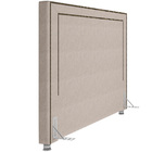 Cabeceira Cama Box Casal King 195 Cm P05 Berlim Linho Cru - L