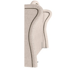 Cabeceira Cama Box Casal King 195 Cm P05 Lisboa Linho Cru - L