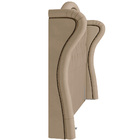 Cabeceira Cama Box Casal King 195 Cm P05 Lisboa Veludo Bege -