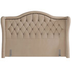 Cabeceira Cama Box Casal King 195 Cm P05 Lisboa Veludo Bege -