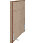 Cabeceira Cama Box Casal King 195 Cm P05 Londres Veludo Bege