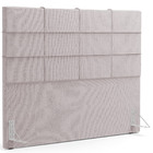 Cabeceira Cama Box Casal King 195 Cm Roma W01 Linho Bege - Ly