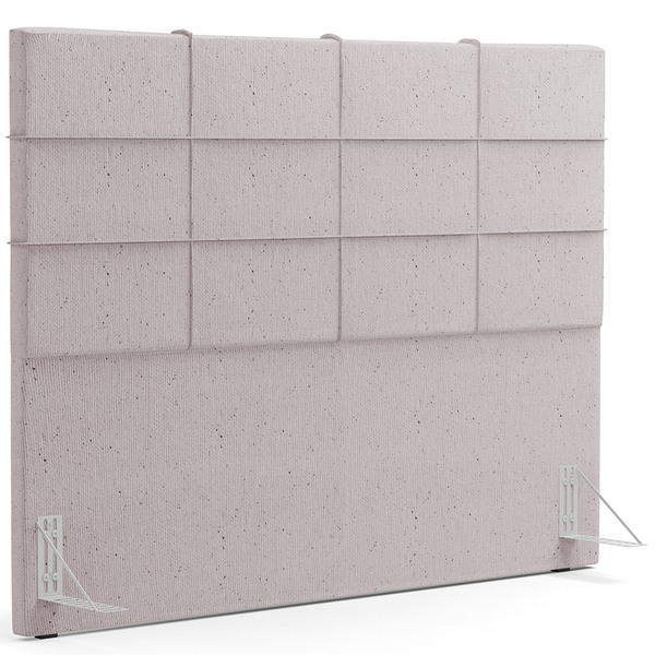 Cabeceira Cama Box Casal King 195 Cm Roma W01 Linho Bege - Ly