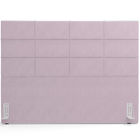 Cabeceira Cama Box Casal King 195 Cm Roma W01 Suede Rosê - Ly