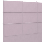 Cabeceira Cama Box Casal King 195 Cm Roma W01 Suede Rosê - Ly