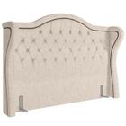 Cabeceira Cama Box Casal King 195cm Antibes Z37 Linho Cru - M