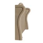 Cabeceira Cama Box Casal King 195cm Antibes Z37 Veludo Bege -