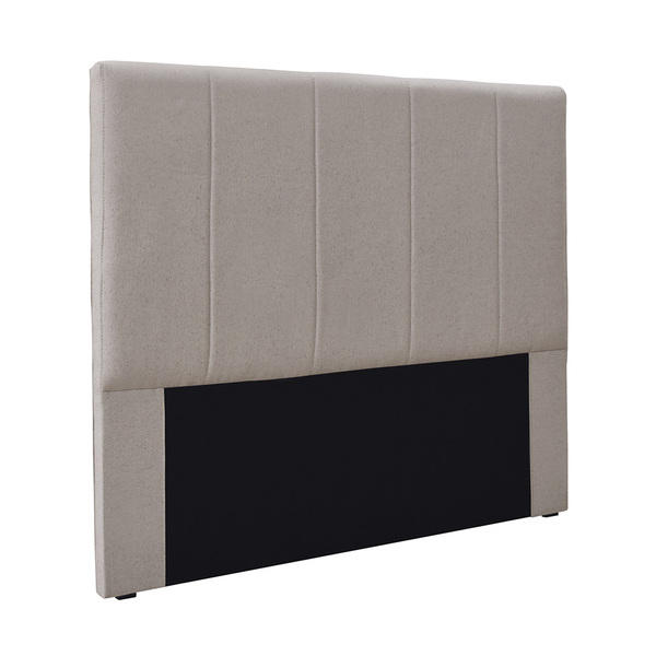 Cabeceira Cama Box Casal King 195cm Anya Linho Rústico - ...