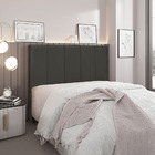 Cabeceira Cama Box Casal King 195cm Anya Suede - Loja Sheep -