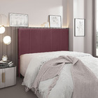 Cabeceira Cama Box Casal King 195cm Anya Veludo - Loja Sheep