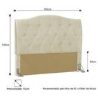 Cabeceira Cama Box Casal King 195cm Colônia Corano Bege - D'm