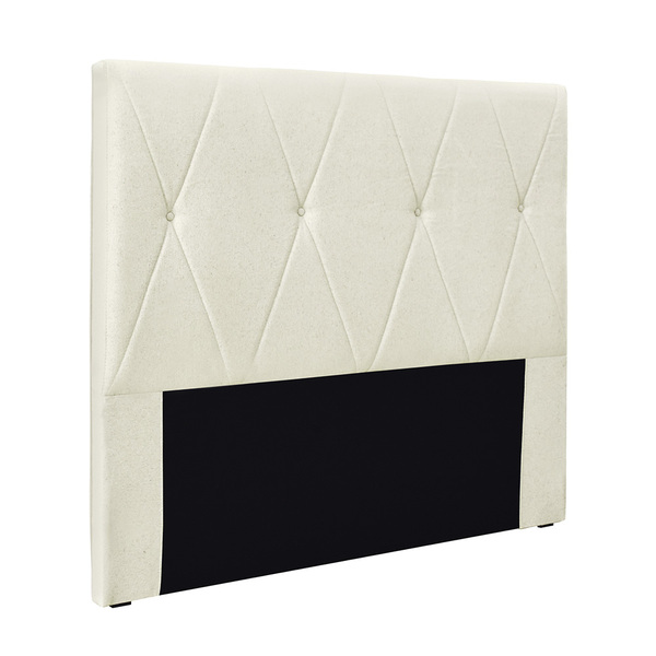 Cabeceira Cama Box Casal King 195cm Elisa Linho Rústico - Loj