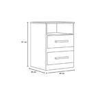 Cabeceira Cama Box Casal King 195cm Greta Linho Areia E 2 Mes