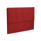 Cabeceira Cama Box Casal King 195cm London Vermelho
