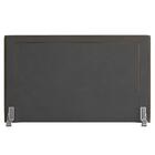 Cabeceira Cama Box Casal King 195cm Mali P02 Veludo Chumbo -