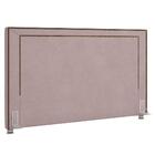 Cabeceira Cama Box Casal King 195cm Mali P02 Veludo Rosê