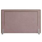 Cabeceira Cama Box Casal King 195cm Mali P02 Veludo Rosê