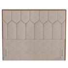 Cabeceira Cama Box Casal King 195cm Órion Z37 Linho Areia - M