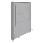 Cabeceira Cama Box Casal King 195cm Paolla P02 Veludo Cinza -