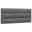 Cabeceira Cama Box Casal King 195cm Suede Cinza Escuro