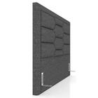 Cabeceira Cama Box Casal King 195cm Texas Z37 Linho Cinza Esc