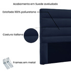 Cabeceira Cama Box Casal King 195cm Vera Suede - Loja Sheep -