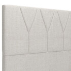 Cabeceira Cama Box Casal King  195 Cm Aurora W01 Linho Champa