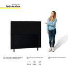 Cabeceira Cama Box Casal King Donna 193cm Suede Preto - Desk