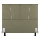 Cabeceira Cama Box Casal King Size Amber 195cm Estofada Sinté