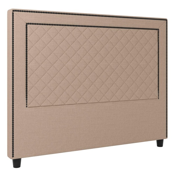 Cabeceira Cama Box Casal King Size Arez 193cm Linho Bege - De