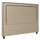 Cabeceira Cama Box Casal King Size Arez 193cm Sintético Bege