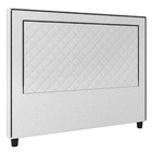 Cabeceira Cama Box Casal King Size Arez 193cm Sintético Branc